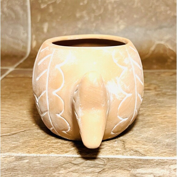 Fish Ceramic Succulent Planter Pot - Brown - New - Picture 5 of 6
